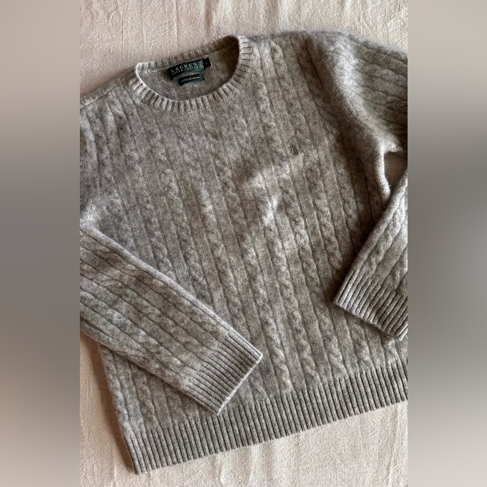 Lauren Ralph Lauren Kids 100% Cashmere Sweater - Size L